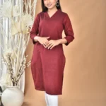 Women’s Plain Cotton Kurti