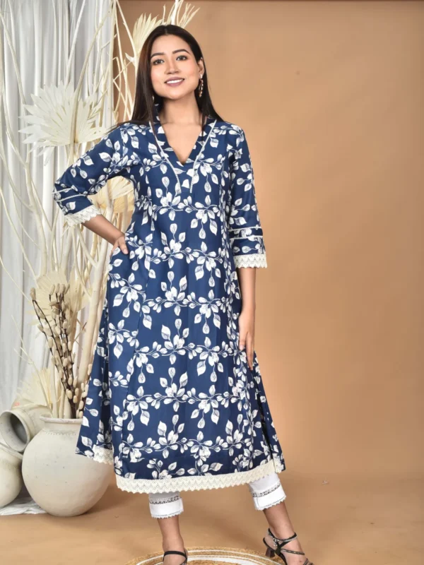 Women’s Rayon Printed Long Frock