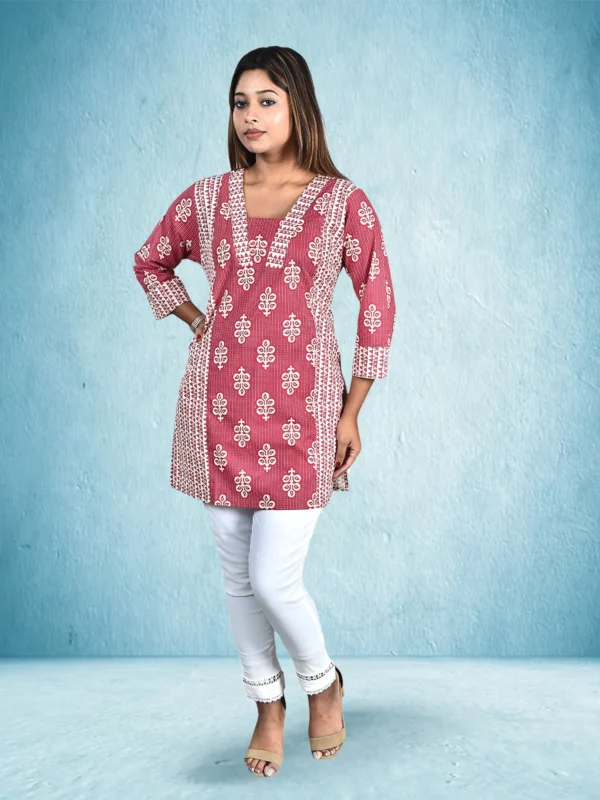 Women’s Cotton Short Kurti
