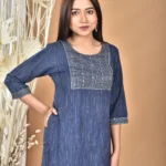 Women’s Embroidered Short Kurti