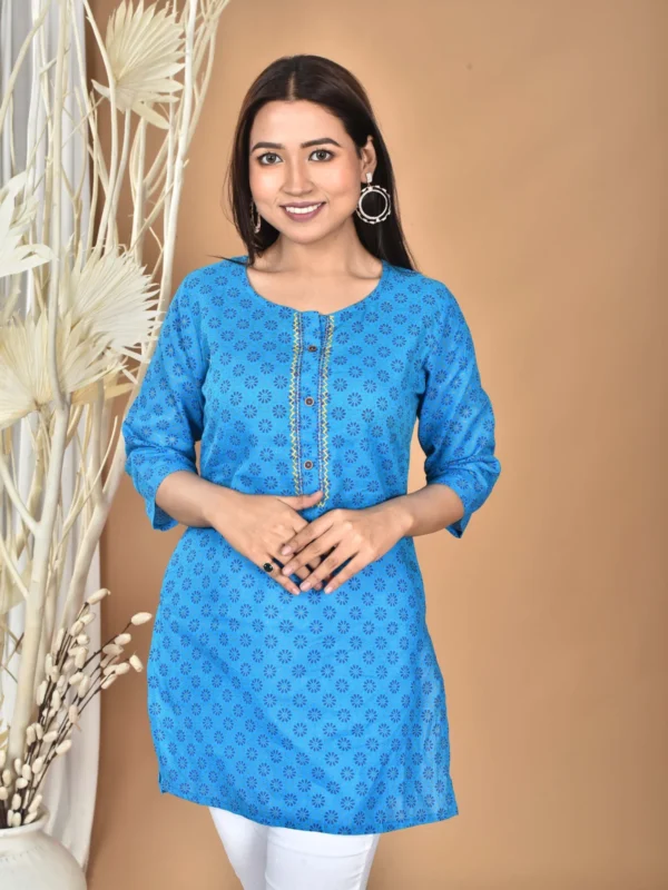 Women’s Cotton Short Kurti
